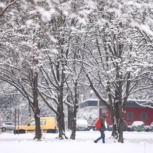 Zagrepčane jutros dočekao bijeli pokrivač