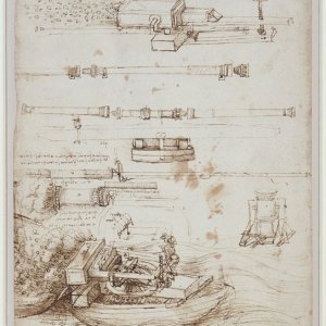 Studije cijevi za puške i minobacača, 1485-90