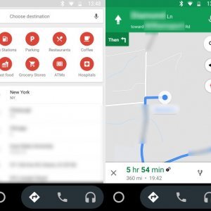 Google Maps za Android Auto