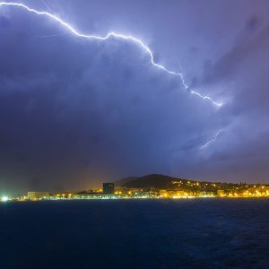 Grmljavinsko nevrijeme u Splitu