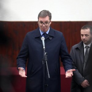 Aleksandar Vučić u Vrginmostu