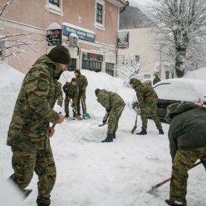 Snijeg u Delnicama i Fužinama