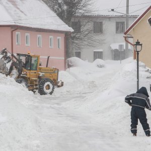 Snijeg u Delnicama i Fužinama