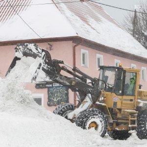 Snijeg u Delnicama i Fužinama