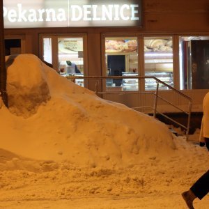 Snijeg u Delnicama i Gorskom kotaru