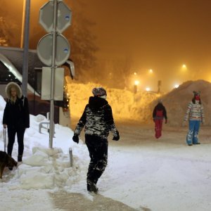 Snijeg u Delnicama i Gorskom kotaru