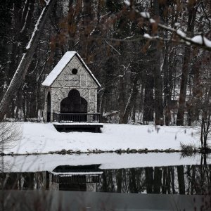 Idilični prizori parka Maksimir prekrivenog snijegom