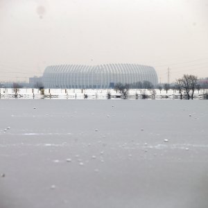 Iznimno niske temperature zaledile su jezero Jarun