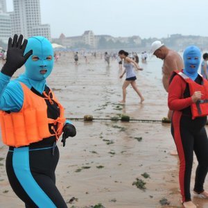 'Facekini' - bikini za glavu na kineskoj plaži