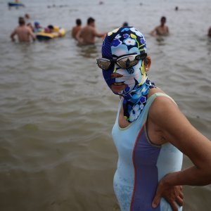 'Facekini' - bikini za glavu na kineskoj plaži