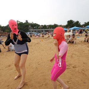 'Facekini' - bikini za glavu na kineskoj plaži