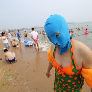 'Facekini' - bikini za glavu na kineskoj plaži