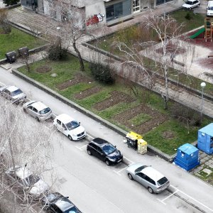 Natpis TITO u Ulici kneza Domagoja u Zagrebu