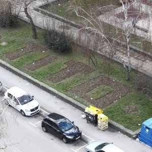 Natpis TITO u Ulici kneza Domagoja u Zagrebu