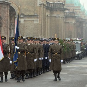 Pogreb stožernog generala Petra Stipetića