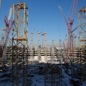 Radovi na stadionu Samara Arena