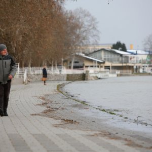 Visok vodostaj Save u Slavonskom Brodu