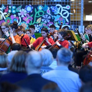 Koncert Simfonijskog orkestra mladih održan u NSK