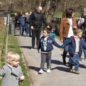 Osijek: Brojne obitelji na Uskrsni ponedjeljak posjetile Zoološki vrt