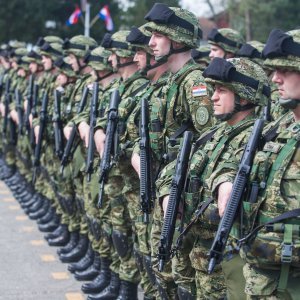 Ispraćaj 2. hrvatskog kontingenta u Poljsku