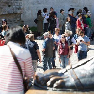 Split: Turisti u gradu na početku turističke sezone