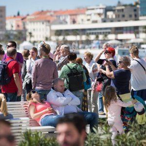 Split: Turisti u gradu na početku turističke sezone