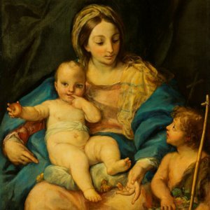 Carlo Maratti, Madona s djetetom i Ivanom Krstiteljem, oko 1700.