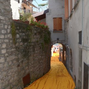 The Floating Piers, Iseo, Italija, 2016.