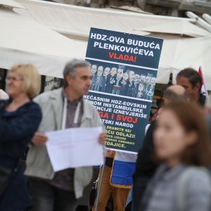 Prosvjed protiv Istanbulske konvencije u Splitu