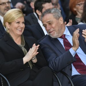 Predsjednica RH Kolinda Grabar Kitarović i Milan Bandić