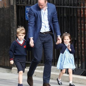 Prince William, princ George, princeza Charlotte