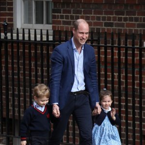 Prince William, princ George, princeza Charlotte