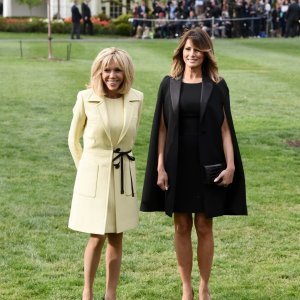 Brigitte Macron i Melania Trump