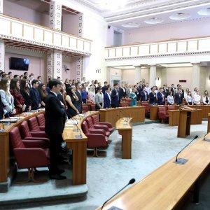 Studenti na simuliranoj sjednici Sabora RH