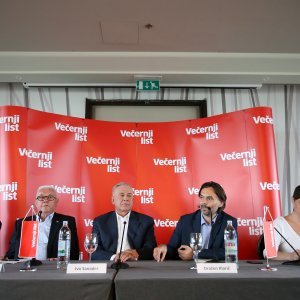 Goran Gerovac, Luka Bebić, Ivo Sanader, Dražen Klarić i Iva Puljić-Šego