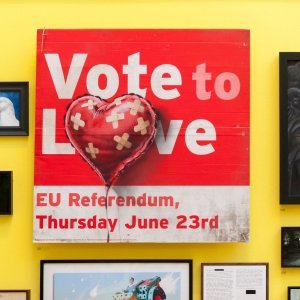 'Vote to Love', Bansky