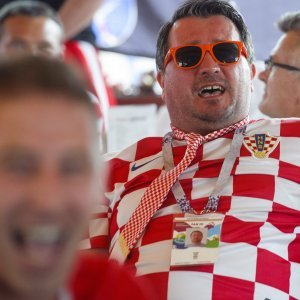 Hrvatski navijači u Kalinjingradu