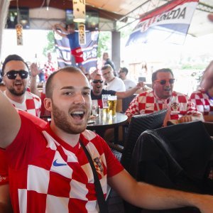 Hrvatski navijači u Kalinjingradu