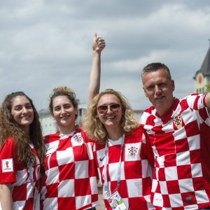 Hrvatski navijači u Kalinjingradu