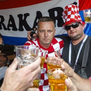 Hrvatski navijači u Kalinjingradu