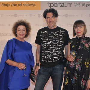 Branka Bajt, Bojan Mušćet i Ines Rukljač