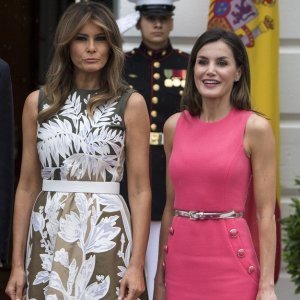 Kraljica Letizia i Melania Trump