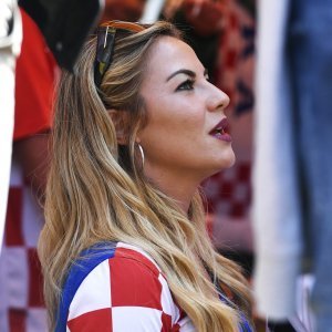 Navijači u gradu prije utakmice Hrvatska - Argentina