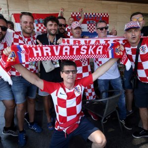 Navijači spremni za utakmicu Hrvatske i Islanda