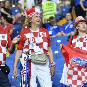 Hrvatski navijači na Areni Rostov