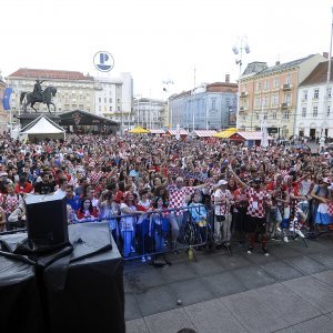 Navijači u Zagrebu