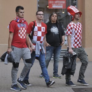 Navijači u Zagrebu