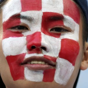 Hrvatska - Danska, navijači na stadionu