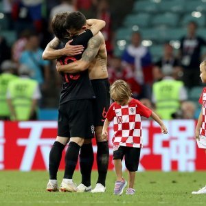 Luka Modrić i Dejan Lovren