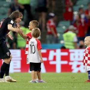 Luka Modrić s djecom